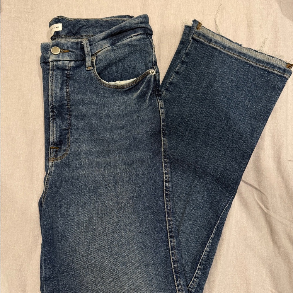 Good American Curve Straight Leg Jeans
